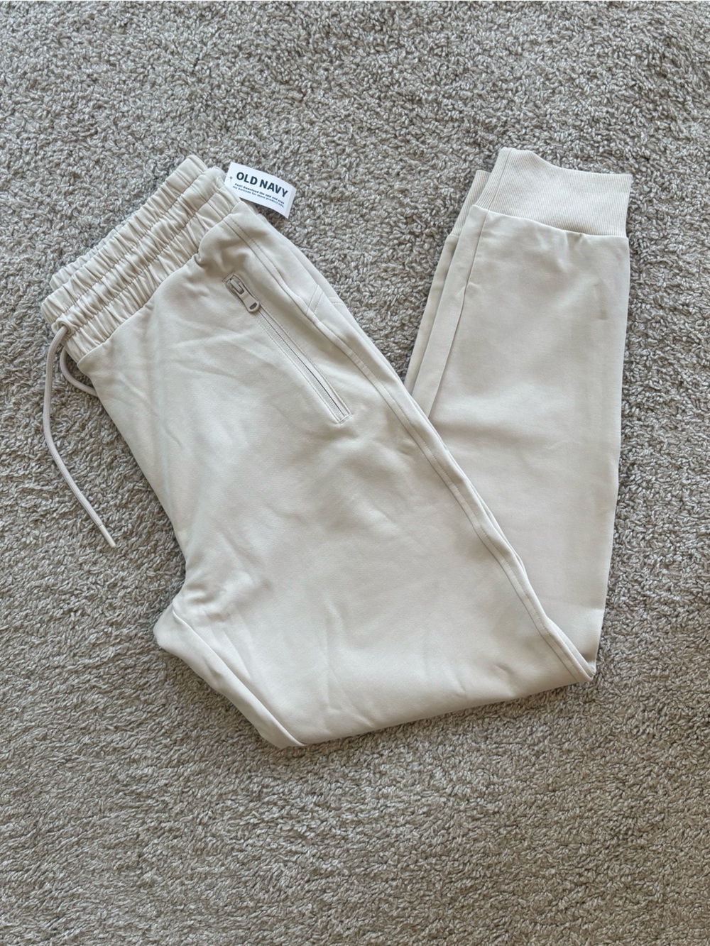 Old Navy Cream Jogger Pants